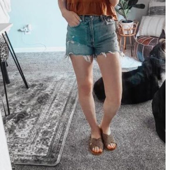 Women's Anabeth Woven Cross-band Slide Sandals - Universal Thread Tan 9.5 - Picture 4 of 4